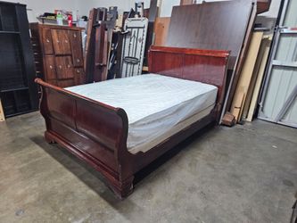 Queen bed and mattress