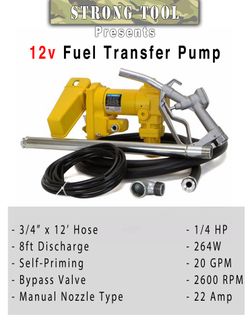 12v Fuel Transfer Pump