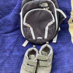 Little Hiker Set: Toddler Hiking Shoes & Sprout Backpack