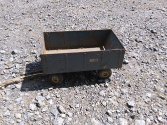 Small metal trailer