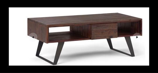 Simpli Home Lowry solid wood coffee table. $450