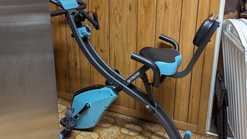 Fitnation Upright And Recumbent Flex Express Exercise Bike With Echelon App