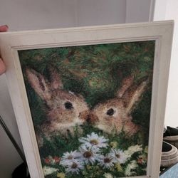 Rabbit/ Bunny Wall Art Frame