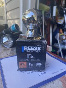 Brand New. Reese 1-7/8" Trailer Hitch Ball  $10. (3) Availabile