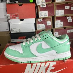 Nikes Brand New Green Glow Dunks 