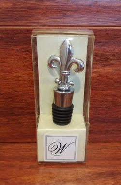 SILVER WINE BOTTLE STOPPER