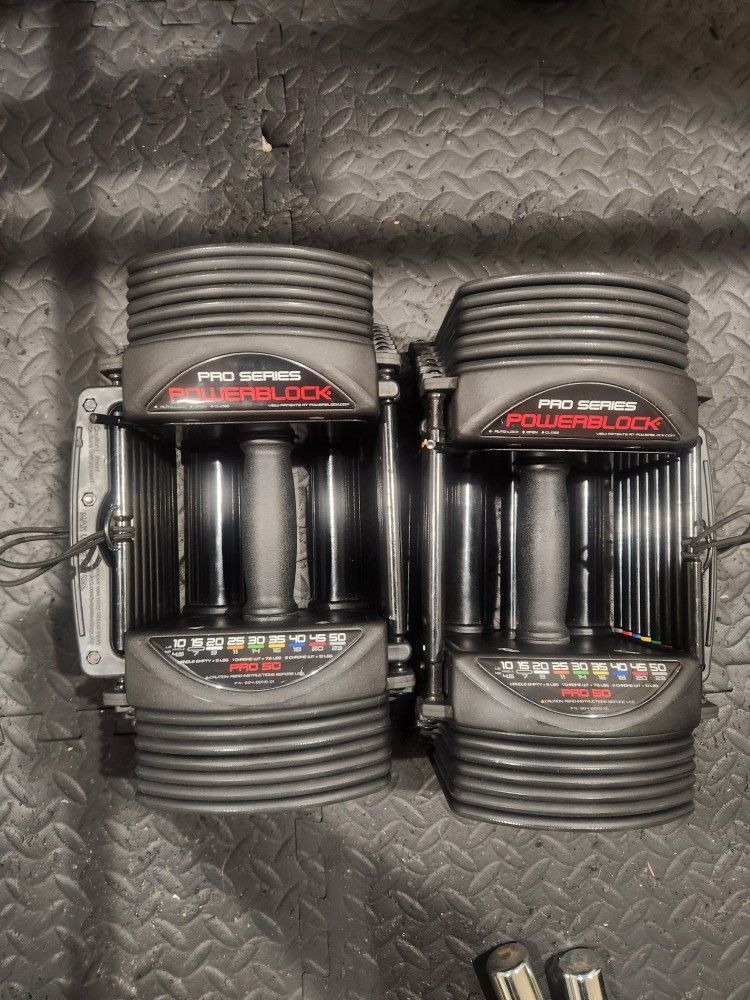 Powerblock PRO 50 Adjustable Dumbbells