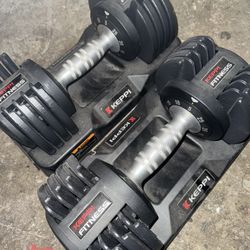 Adjustable Dumbbells 25 Pounds Two Set $150 Used Other Dumbbell Set $40