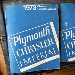 1973 Manual Book Chrysler Imperial 