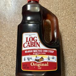 LOG CABIN ORIGINAL SYRUP, 64 Oz BB 12/2026