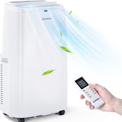 Costway 9000 BTU Portable Air Conditioner for 0 Square Feet with Remote Included