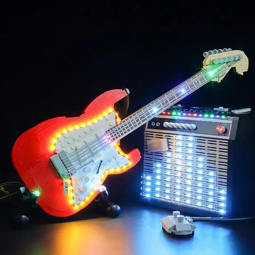 Fender Guitar And Mini Amplifier By LEGO