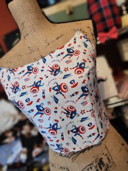Handcrafted Captin America dress