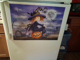 Halloween fridge magnet