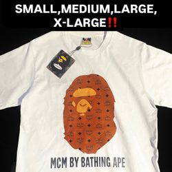 BAPE X MCM SHIRT
