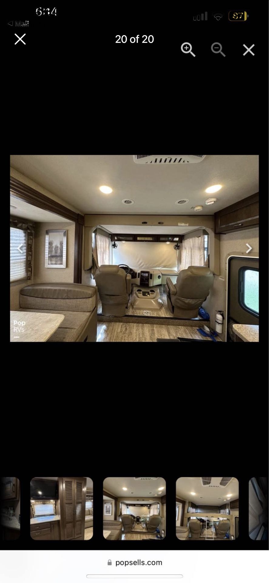 2018 Thor Hurricane 35M