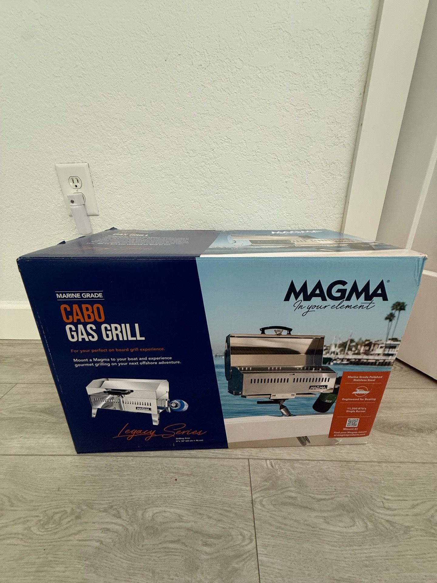 Brand new boat grill in box