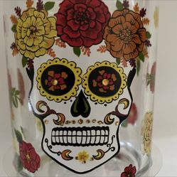 Day Of The Dead Display Glass