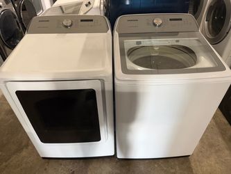 Samsung washer and dryer electric nice set