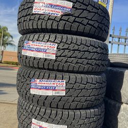 265/70r17 American tires nuevas con 50,000  millas de garantía las  4