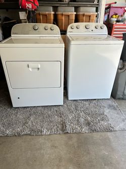 Whirlpool washer and dryer