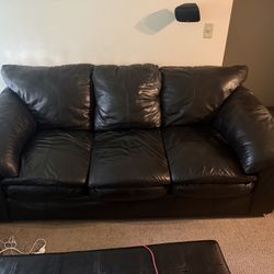 Leather Couch & Love Seat