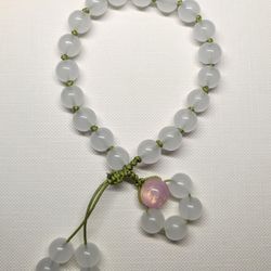 Heart Of Tranquility - While Hetian Jade Bracelet (adjustable size)