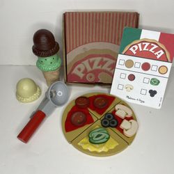 Melissa and Doug pizza and ice cream