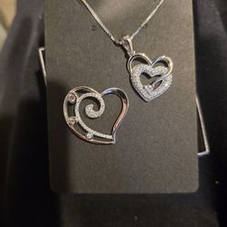 Heart Necklace And Heart Pendant