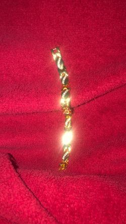 Gold plated bracelet