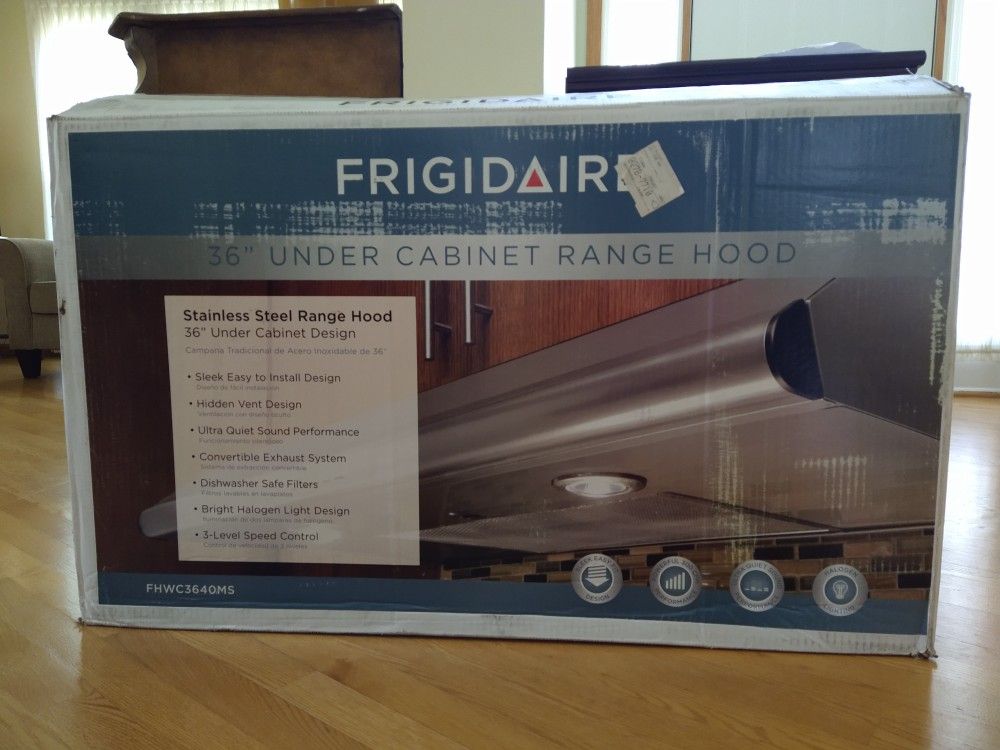 36" under cabinet range hood