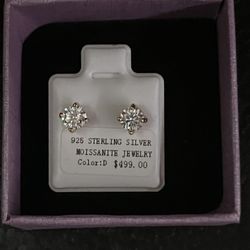 1 Ct Stud Earrings 