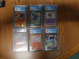 Pokémon TCG Becket And CGC Graded Cards (Lot Of 9 & 8)