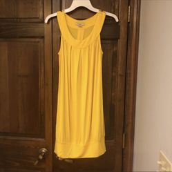 Size Small Yellow Sleeveless Dress - Forever 21