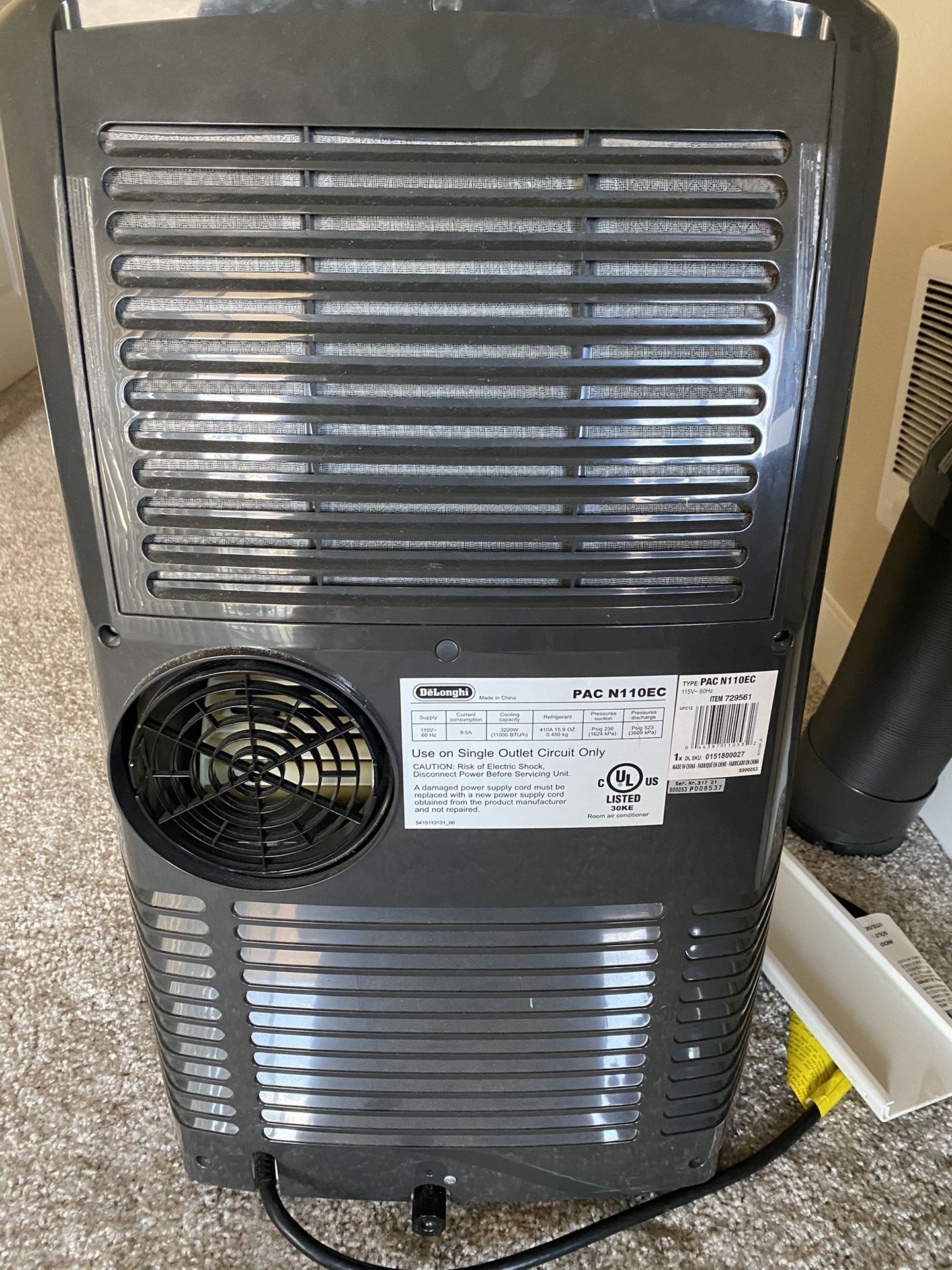 Delonghi 14000 Btu Portable Air Conditioner