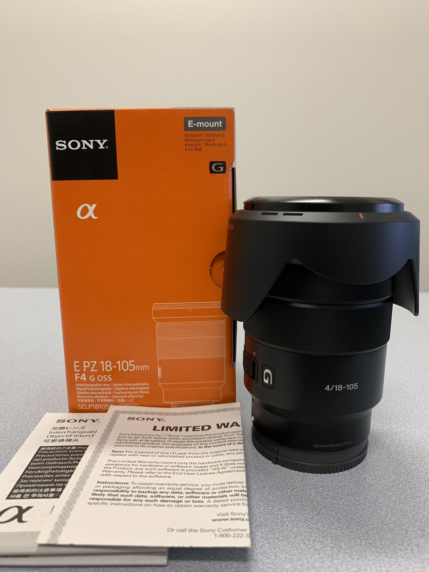 Sony 18-105mm E-Mount Lens