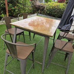Free Table And 5 Chairs 