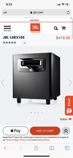JBL Studio Subwoofer For Sale $350