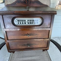 Antique 5¢ General Store Counter Display Cabinet – Original Glass