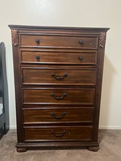 Dark brown dresser