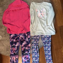 Girls size 10/12 outfits both for $6