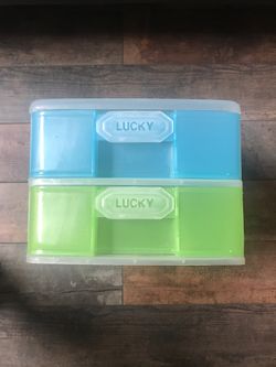 2 drawer cubby cute green blue color for kids