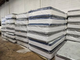 Queen pillowtop 15 inches 2 sided mattress with boxspring 2pc Special