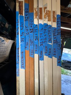 Door lot solid wood not hollow