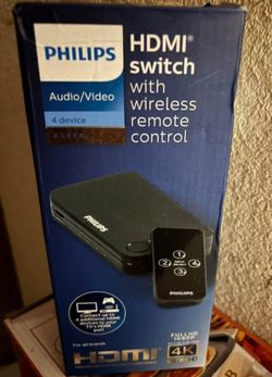 Philips Elite 4-Port HDMI Switch with Wireless Remote Control