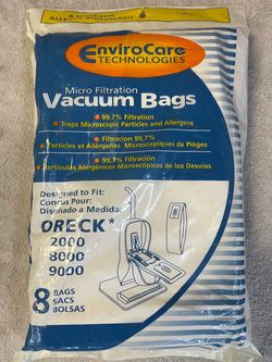 ORECK vacuum  bags 2000 8000 9000 BAGS SACS