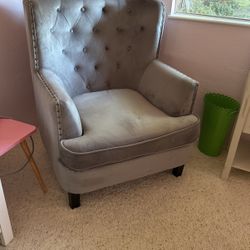 Gray Accent Chair