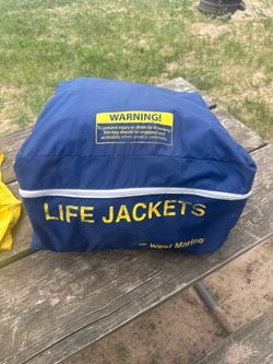 WEST MARINE LIFE JACKETS CALLS ONLY!!