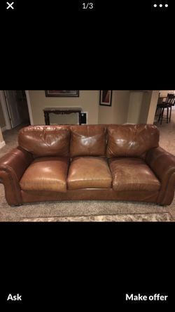 Leather couch