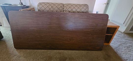 Sturdy Metal and Wood Folding Table
